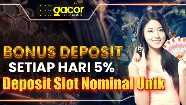 Deposit Slot Nominal Unik